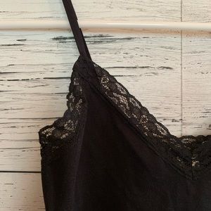 black stretch camisole:)